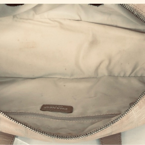 Chanel Vintage Travel Line Nylon Bowling Bag Authentic - Picture 12 of 17